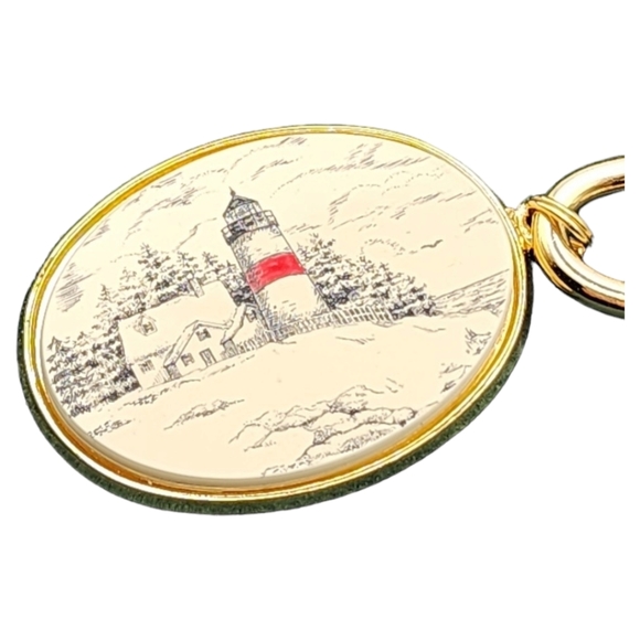 NIB Barlow Key Chain Lighthouse by the Sea - New In Box - Picture 4 of 4